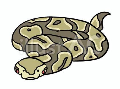 蛇のイラスト