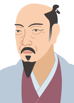 加藤清正（カラー） 加藤清正,歴史,日本史,戦国時代,安土桃山時代,武将,槍,朝鮮出兵,虎,肥後のイラスト素材