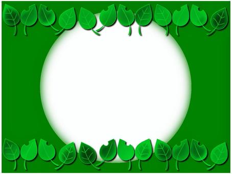 葉っぱのフレ−ム