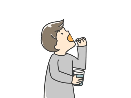 Illustration, medication, male, boy, 