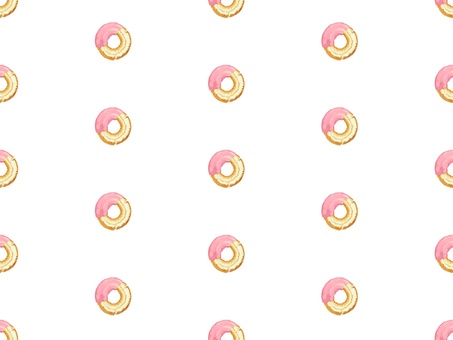 ドーナツ　⑤ ドーナツ,オールドファッション,ストロベリー,スイーツ,洋菓子,お菓子,おやつ,デザート,食べ物,パターンのイラスト素材
