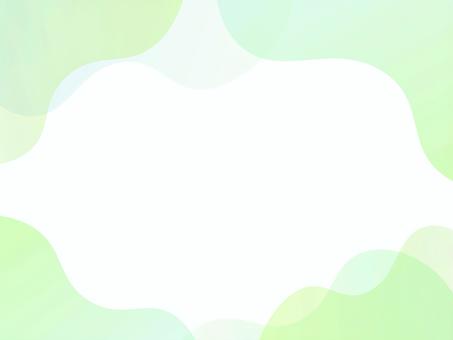 透明グラデ流体シェイプ背景 緑 背景,グラデーション,緑,フレーム,流体シェイプ,淡い,黄緑,透明感,かわいい,ポップのイラスト素材