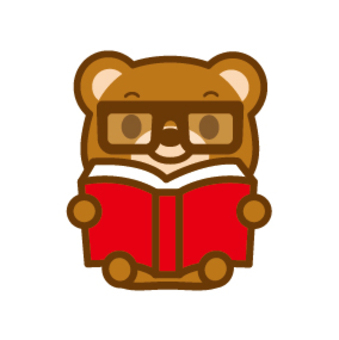 Bear reading eyeglasses, bear, bear, animal, JPG, PNG and AI