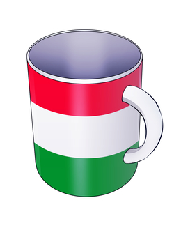 コップ・ストライプ コップ・ストライプ コップ,ストライプ柄,柄,ステンレス,イタリア,クリスマス,デザイン,赤,白,緑のイラスト素材