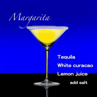 Illustration, cocktail, margarita, cocktail glass, 
