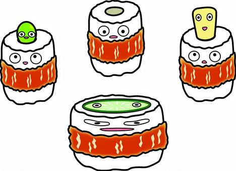 ちくわ ちくわ,小田原,練り物,お土産,キャラクターのイラスト素材
