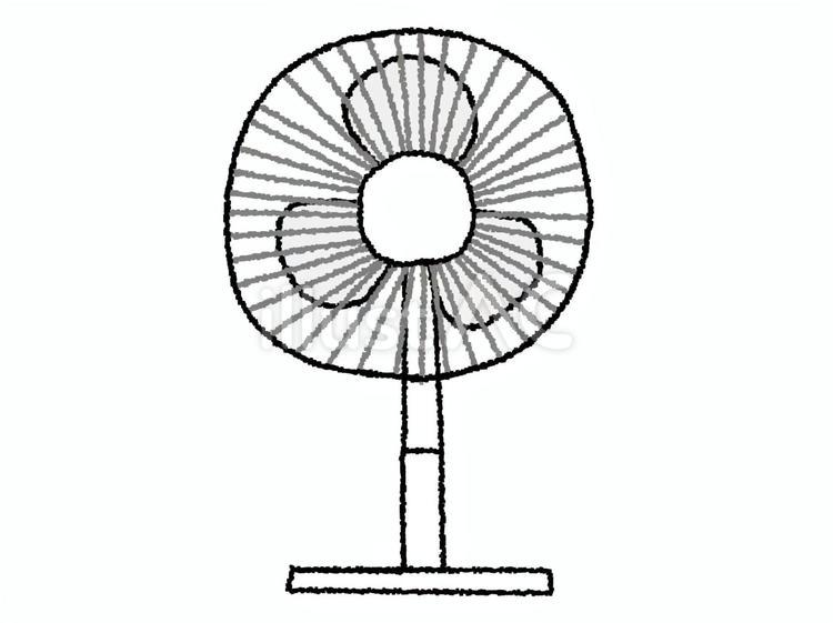扇風機 扇風機 扇風機,機器,風のイラスト素材