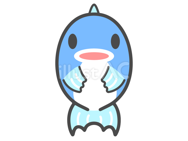 魚(立ち絵) 魚,生き物,海のイラスト素材