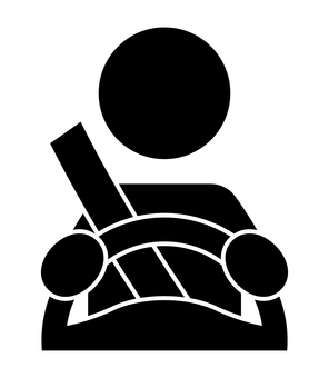 運転手 運転手,運転,運転席,シートベルト,人物,アイコン,車,乗り物,ハンドル,交通安全のイラスト素材