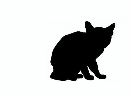 猫。。 猫。。 猫,シルエット,動物,背景透過,黒猫,イラスト,素材,透過png,アイコン,ペットのイラスト素材