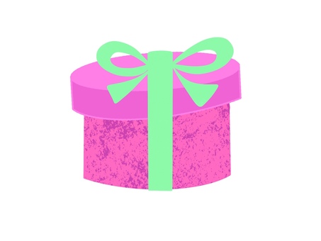 プレゼント プレゼント,箱,贈り物,リボン,丸型,クリスマス,誕生日,贈答品,お祝い,お礼のイラスト素材