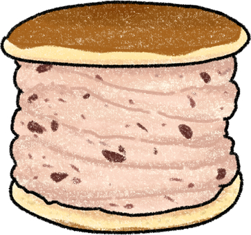 Illustration, क्रेयॉन स्वर, भोजन, dorayaki, 