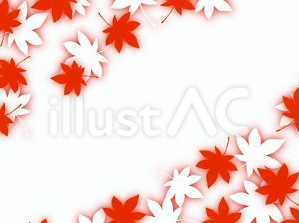 紅葉のフレーム12/赤