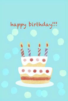 Birthday birthday card illustration material Birthday birthday card illustration material