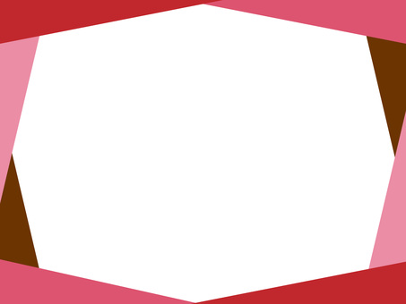 バレンタインカラーのシンプルフレーム シンプル,クリスマス,かわいい,ポップ,ベクター,レトロ,コピースペース,壁紙,背景,写真フレームのイラスト素材