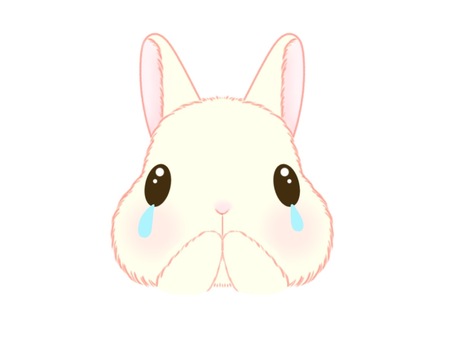 crying rabbit, , JPG and PNG