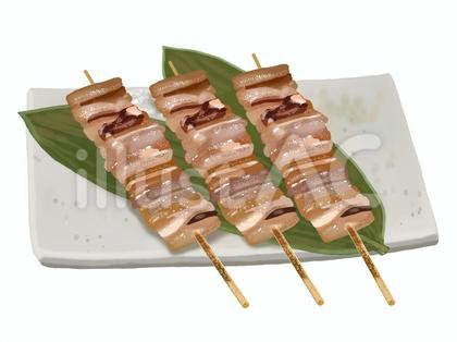 焼き鳥3本(豚バラ)