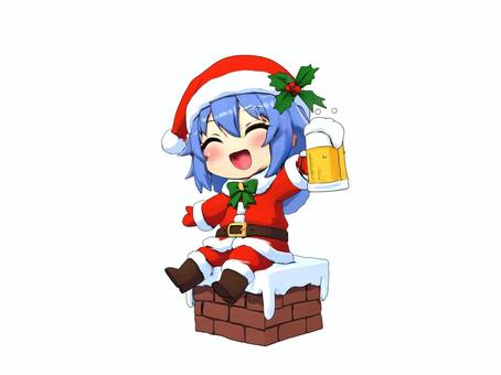 冬クリスマス生ビール乾杯女性サンタガール 冬クリスマス生ビール乾杯女性サンタガール クリスマス,サンタクロース,サンタ,可愛い,サンタガール,パーティー,乾杯,クリスマスパーティー,パーティ,女性のイラスト素材