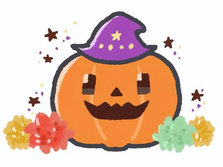 ハロウィンの可愛いジャックオランタン ハロウィン,ジャックオランタン,ジャック・オー・ランタン,カボチャ,南瓜,秋,１０月,行事,イベント,かわいいのイラスト素材