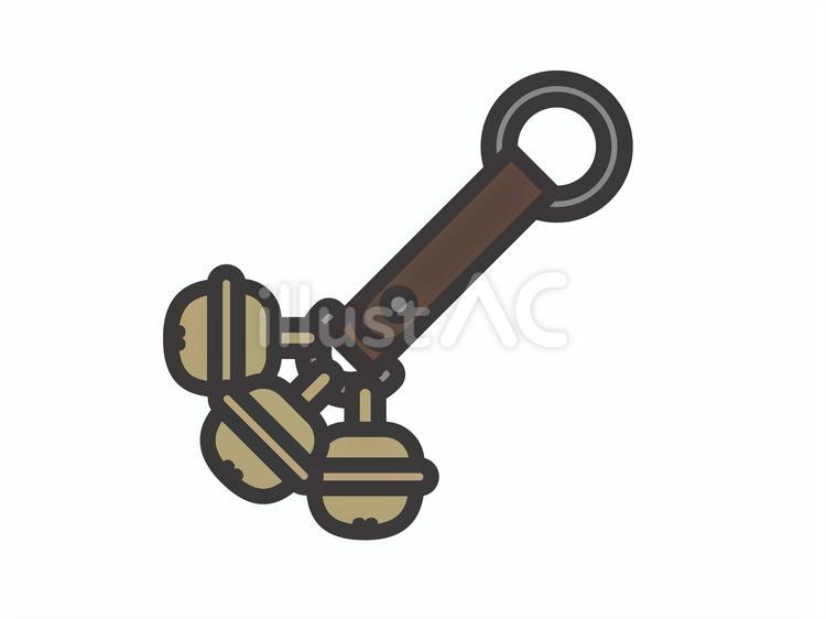 熊よけ鈴07 熊よけ鈴,ベル,登山のイラスト素材