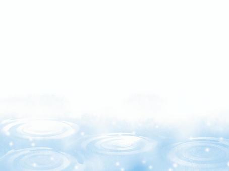 水玉の水波紋背景素材 夏,涼しい,清涼感,さわやか,癒し,清潔,透明感,リラックス,水,水面のイラスト素材