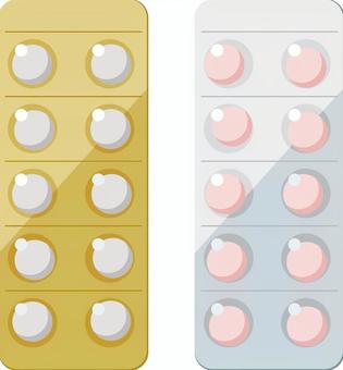 錠剤 薬,錠剤,飲み薬,サプリメント,ジェネリック,ドラッグ,病気,既往症,アレルギー,健康のイラスト素材