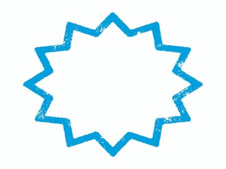 版画風ぎざぎざフレーム02 フレーム,囲み,枠,囲み枠,背景枠,版画風,見出し,ポップのイラスト素材