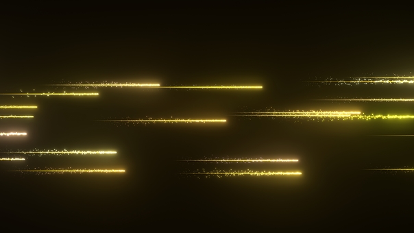 黄色い光の線が横切る背景イラスト 光線,流星,光,背景,スピード,輝き,壁紙,発光,パーティクル,抽象的のイラスト素材