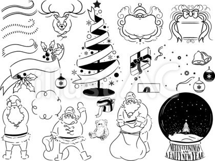 装飾系クリスマス 文字無し