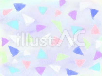 カラフル三角 背景1