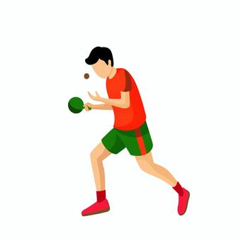 卓球 007 卓球,ピンポン,スポーツ,男性,運動,ラケット,アクティブ,イラスト,トレーニング,試合のイラスト素材