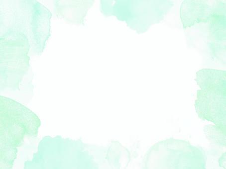 Spring summer green transparent watercolor hand drawn frame background transparent, watercolor, frame, background, JPG and PNG