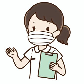 Illustration, nurse, people, upper body, 