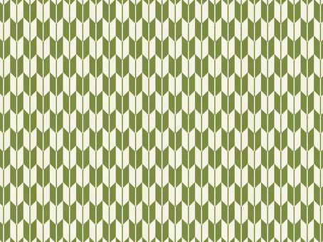 矢絣B（草色）  矢絣,矢絣柄,和柄,背景,矢,パターン,レトロ,正月,緑,矢羽柄のイラスト素材