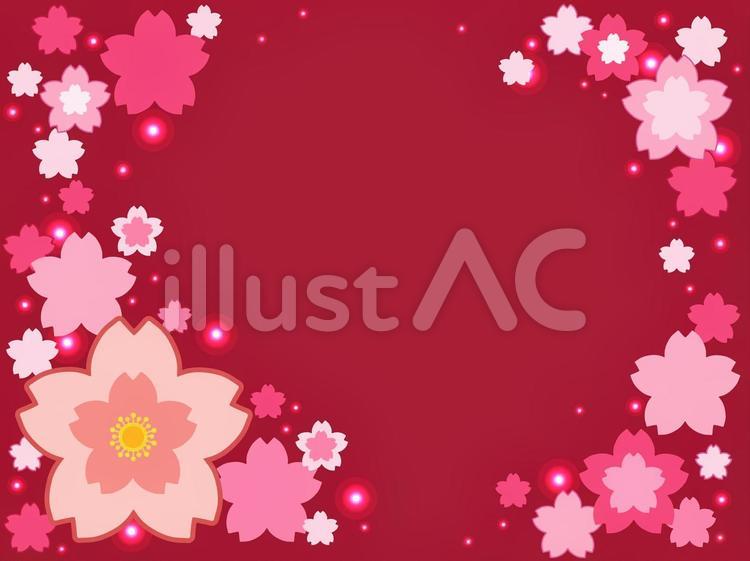 桜06 花,桜,サクラのイラスト素材