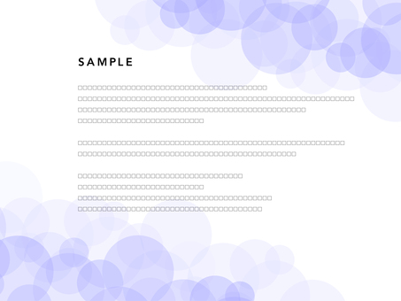 パープル系の資料背景　プレゼン　スライド 背景,バック,装飾,壁紙,シンプル,丸,円,おしゃれ,タイトル,表紙のイラスト素材