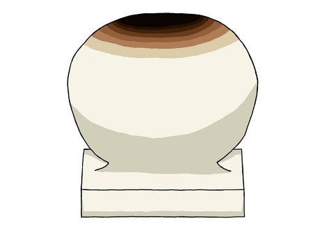 ふくらんだ角餅 もち,膨らむ,焼く,角餅,食べ物,食品,加工食品,もち米,白,四角のイラスト素材