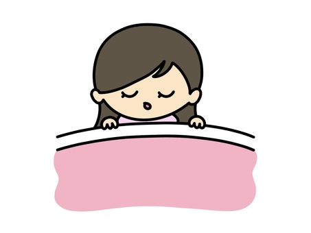 すやすや眠る子ども ねんね,就寝,子ども,幼児,睡眠,夜,すやすや,生活習慣,寝かしつけ,ルーティンのイラスト素材