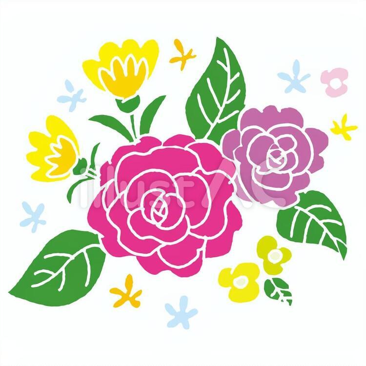 花飾り4イラスト No 無料イラストなら イラストac