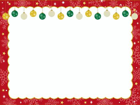 クリスマスのフレーム6