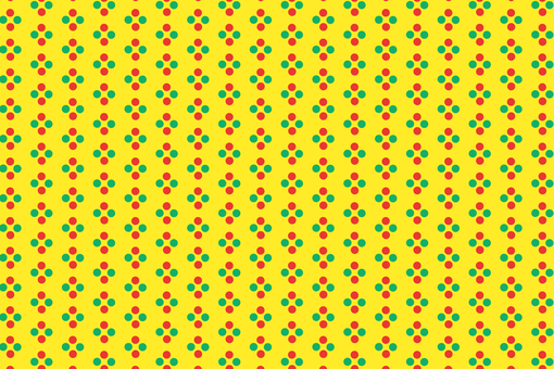 黄色のかわいい背景 pop,賑やか,オシャレ,水玉,イエローのイラスト素材