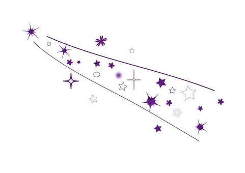 Illustration, star, shooting star, shining star, 