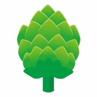 アーティチョーク スペイン,外国,社会,アーティチョーク,野菜,葉,緑,茎,自然,収穫のイラスト素材