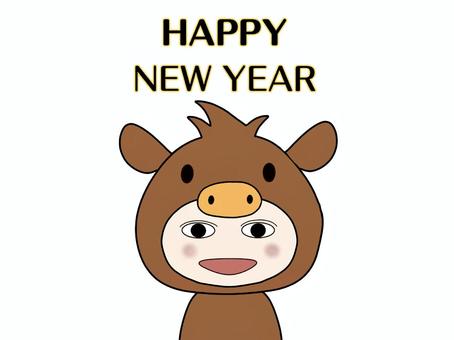 亥年　年賀状　干支 亥年,いのしし,年賀状,干支,かわいい,シンプル,手描き,謹賀新年,初春,着ぐるみのイラスト素材