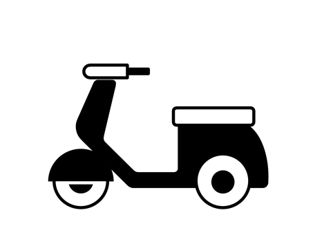 バイク バイク,二輪車,自動二輪,原付,50cc,乗り物,駐車,マーク,標識,目印のイラスト素材
