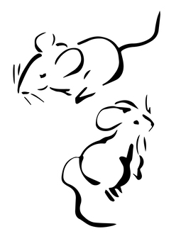 Mouse Illustration 3, , JPG, PNG and AI