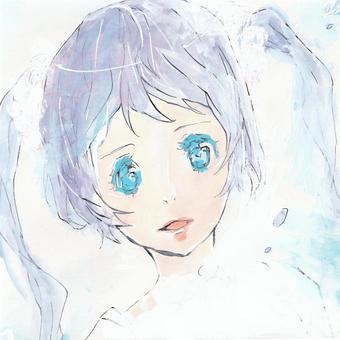世界は、ときどき綺麗。 美少女,綺麗,可愛い,人物,手描きのイラスト素材