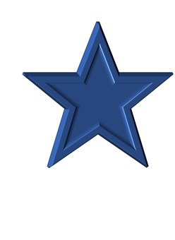3D文字記号青星 3D文字記号青星 星,文字,記号,立体,3d,青,装飾文字,フォント,デザイン,アイコンのイラスト素材