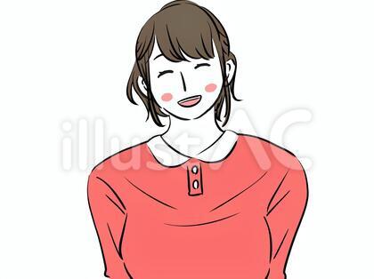 愛の告白を受けて照れる少女