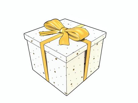 白色のギフトボックス プレゼント,リボン,プレゼントボックス,贈り物,立方体,梱包,包装,ギフトボックス,箱,クリスマスのイラスト素材
